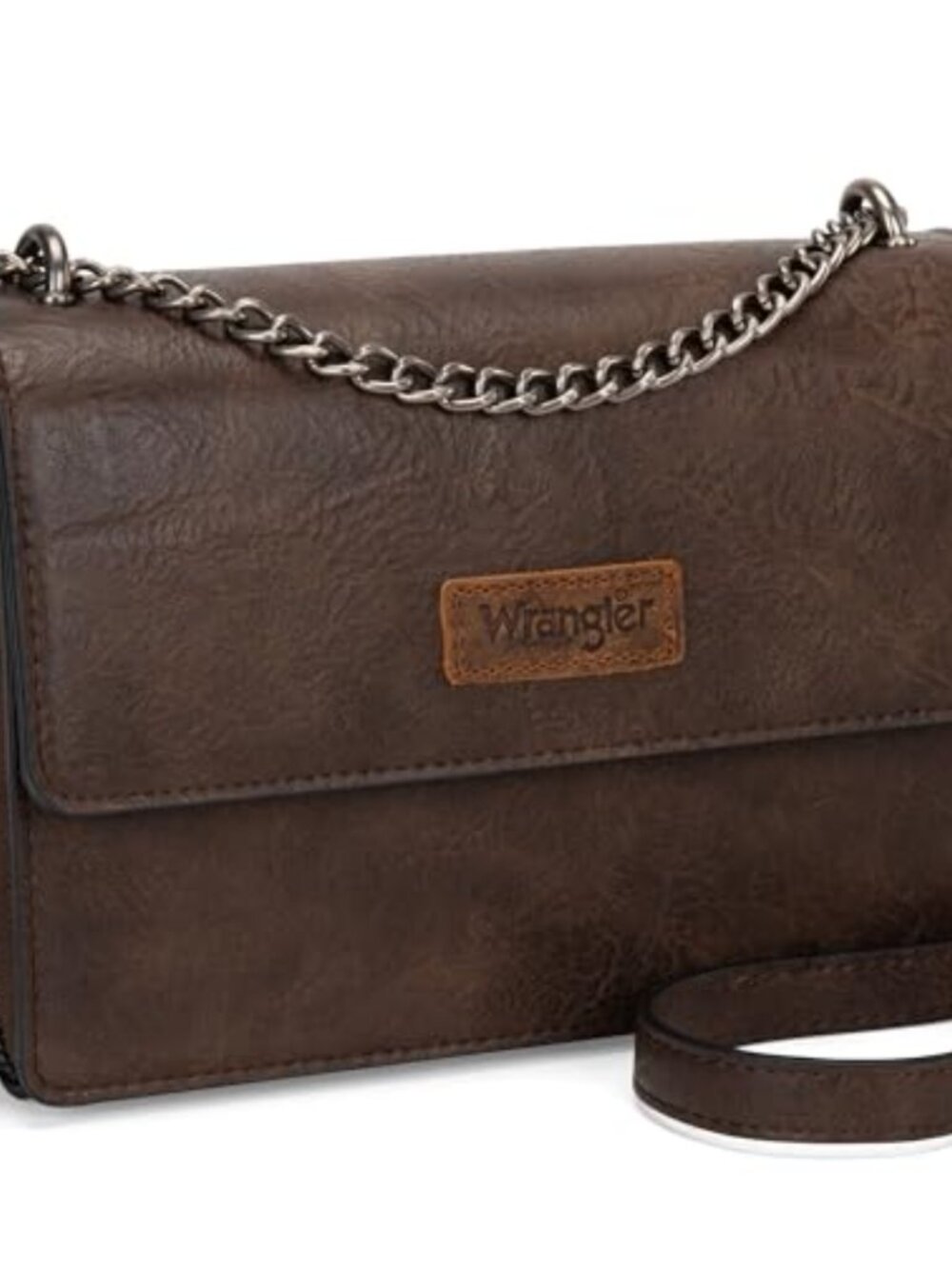 Wrangler Flap Crossbody Purse Chain Strap Wallet for Women